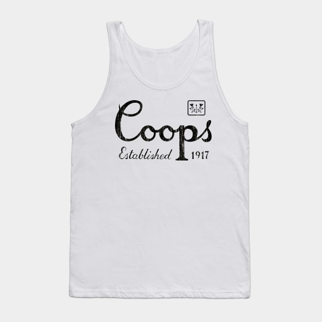 Magnum's Beer of Choice: Coops Beer Est 1917 Tank Top by fatbastardshirts